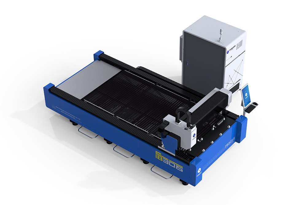 Máquina de corte a laser de fibra plana CNC FB3015