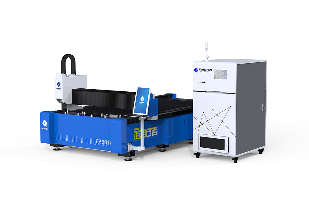 Máquina de corte a laser de fibra plana CNC FB3015