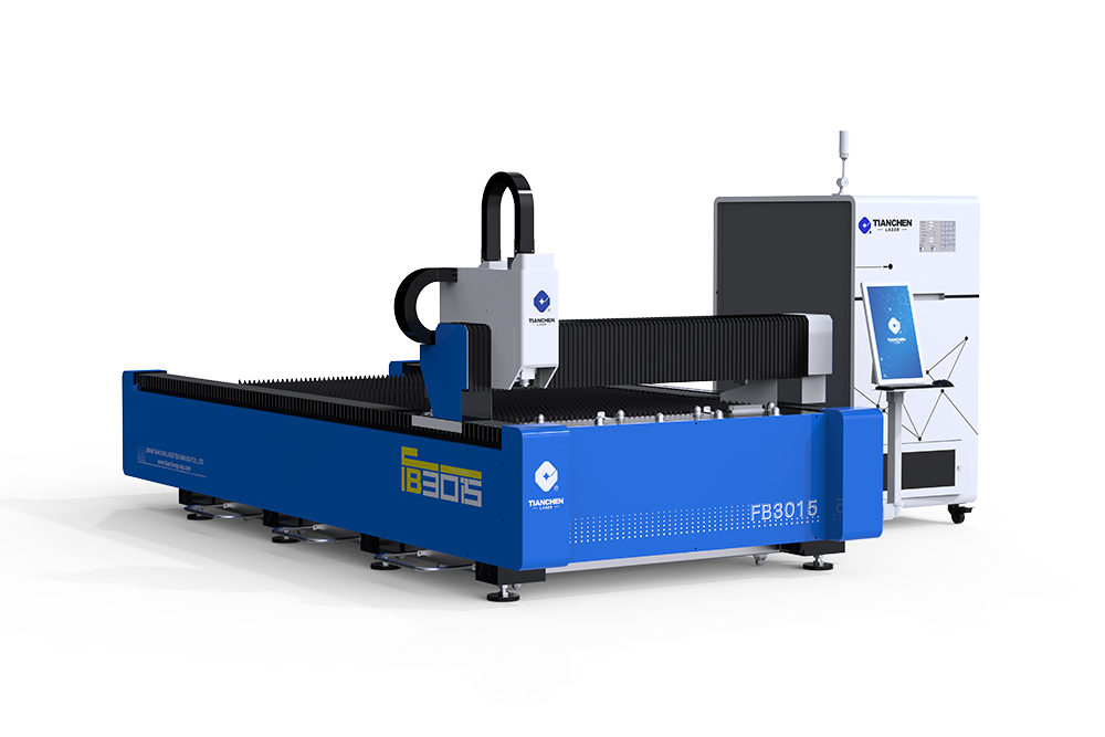 Máquina de corte a laser de fibra plana CNC FB3015
