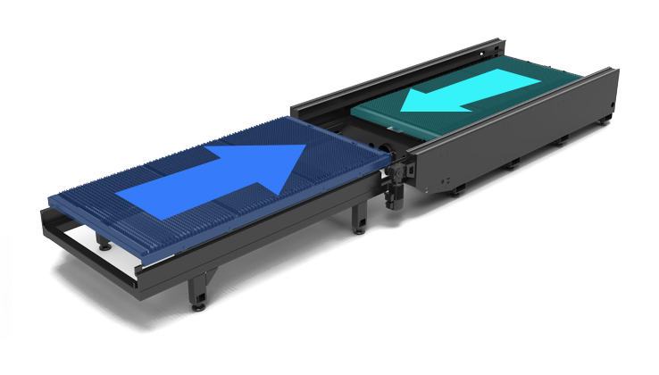 A mesa de trabalho de troca recém-projetada, maior eficiência de processamento